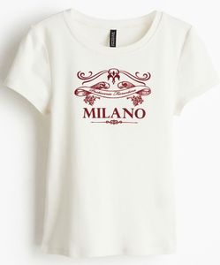 Ribbed Fitted T-shirt