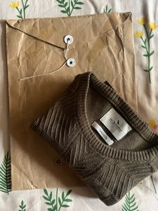 Mr Bowerbird Men Heritage Brown Pullover