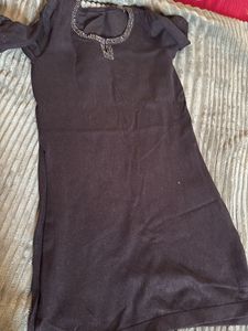 Elegant Top with Beaded Neckline