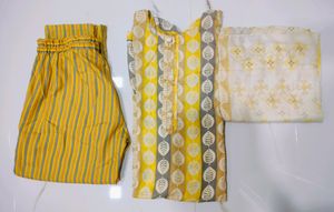 Yellow Mustard Suit Set