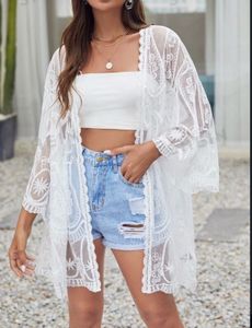 Gorgeous open lace sheer coquette top