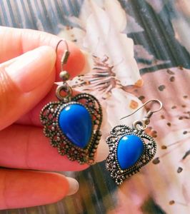 Blue Stone Earrings