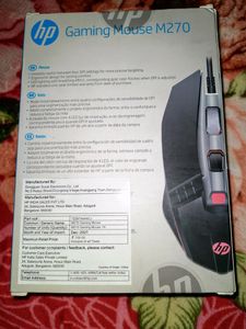 HP M270 Backlit USB Wired Gaming Mouse