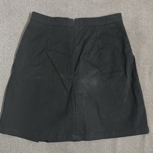 Black A Line Skirt
