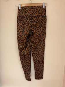 Leopard Print High-Waisted Track