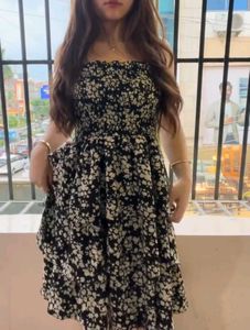 Floral Tube Dress - Fits All Sizes!
