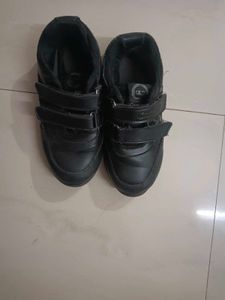 Black Velcro Strap Shoes