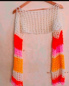 Handmade Multi Colour Shrug Sleeves