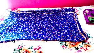 Floral Print Saree