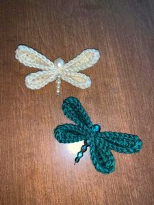 Dragonfly Crochet keychain