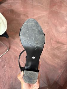 Black Block Heels