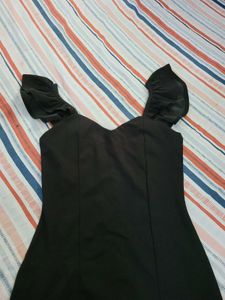Black Bodycon Midi Dress