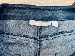 Denim Dungaree/Short Above Knee Length