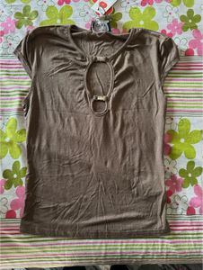 Cider Bronze Cutout Top
