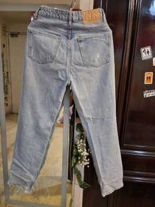 Distressed Denim Jeans