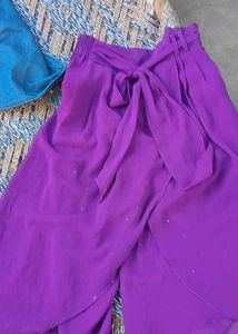 Purple Palazzo Pants