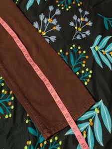 Brown Wide Leg Jeans