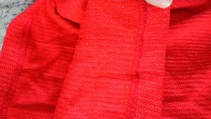 Amy made in korea Bright Orange cropped sweater