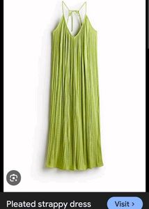 Resortwear Pleated Strappy Dress