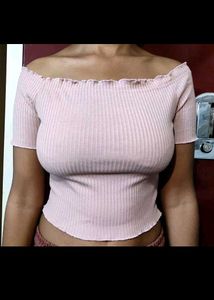 Shein Crop top (pink)