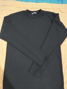Max Men Polyester Solid Crew Neck Sweatshirt😍