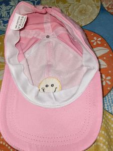 Cute and   Stylish  Smiley Pink Cap