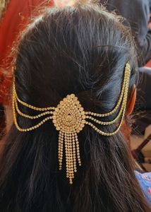 Gold Rhinestone Headpiece