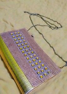 Gold Embellished Clutch