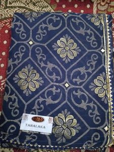 Fully Printed &amp; Sparkled Sarees With Blouse
