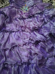 Purple Dress with Top