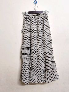 Polka Dot Tiered Skirt