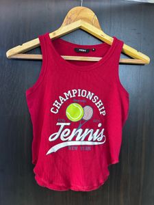 Red Tennis Tank Top By nuon Westside