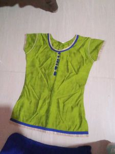 Ethnic Skirt With Beautiful Top For 14 Years
