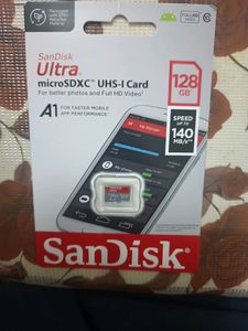 SanDisk Memory Card Ultra 128Gb New💯Sealed Pack