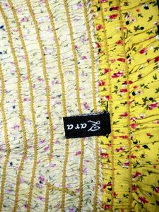 Yellow Floral Smocked Dress