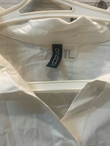 H&amp;M Cropped Shirt Backless