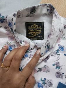 Floral Print Waistcoat