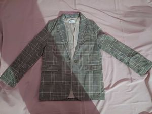 h&amp;m stylish plaid blazer