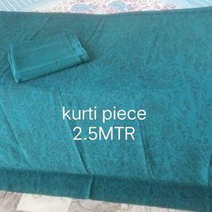 2 piece peacock green unstitched suit