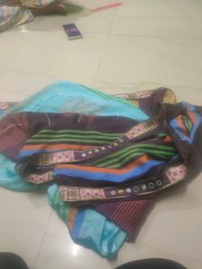 Set of 2 Unique Print Scarves Only Saree