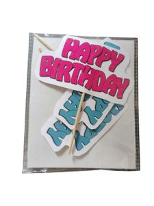 Happy Birthday Name Props (10pack)