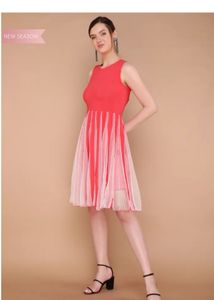 Flare Mesh Dress