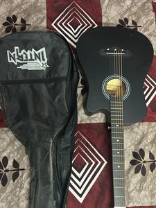 Black Guitar Super New Condition