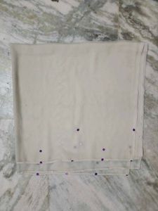 Off-white Suit Dupatta
