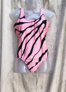 39119. Pink Zebra Print Swimsuit