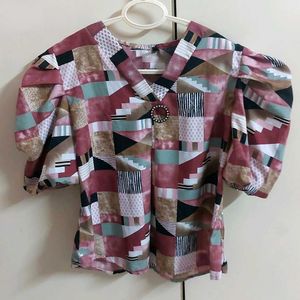 Patterned Top