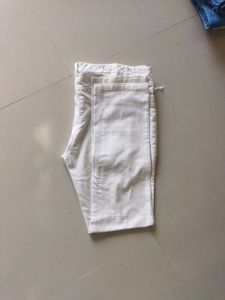 Mens White Jeans