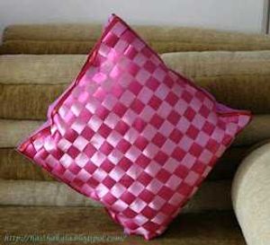 Synthetic Ribbon  Cushion good for kids to s
