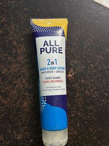 All Pure 2in1 Santitizer Lotion