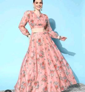 Floral Lehenga Choli Set